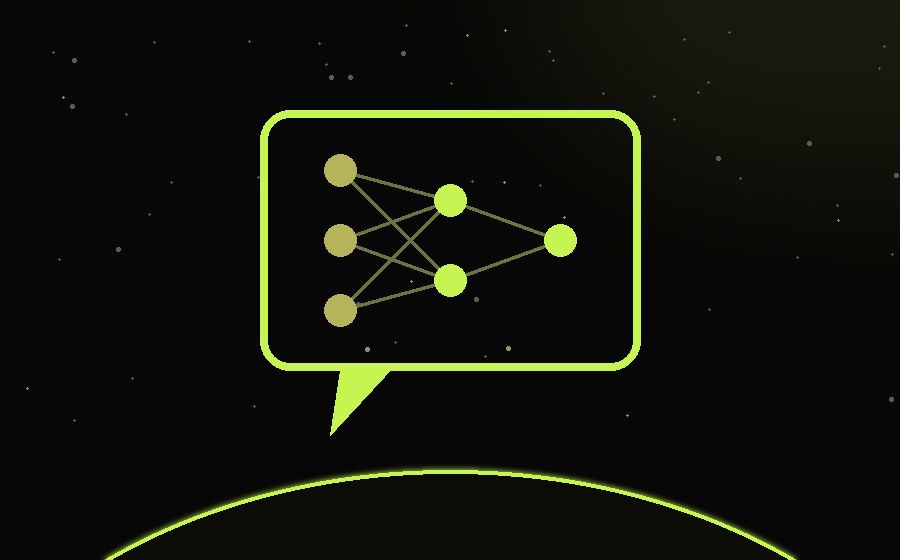Чат-пузырь с нейросетью внутри - GigaChat